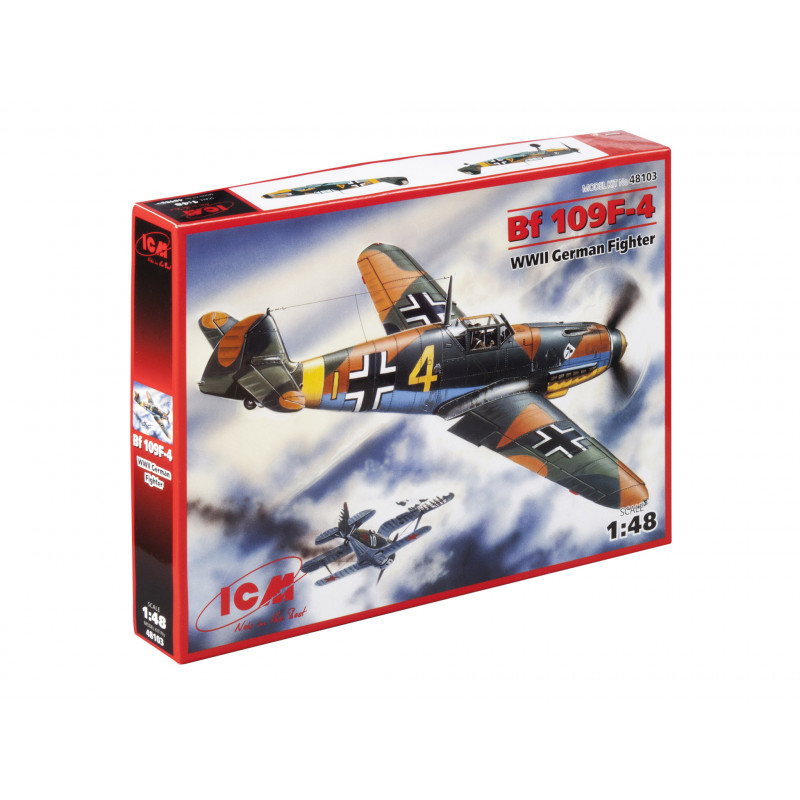 ICM 1 48 MESSERSCHMITT BF109F 4 GERMAN FIGHTER 48103