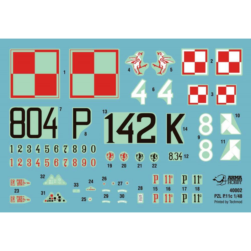 ARMA HOBBY 1 48 PZL P 11c 40002