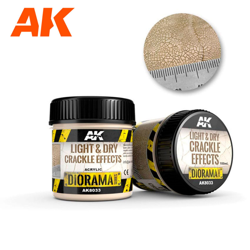 AK 8033 LIGHT & DRY CRACLE EFFECTS 100ml