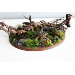 MM STICK WITH GRASS 12 mm GREEN (266) - 2 pieces