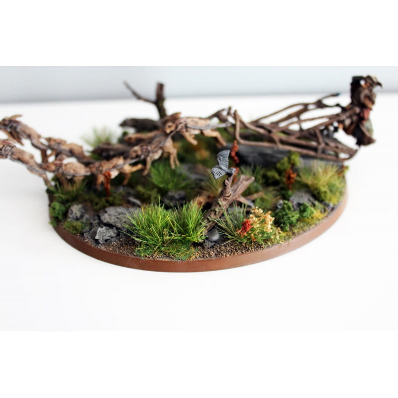 MM STICK WITH GRASS 12 mm GREEN (266) - 2 pieces