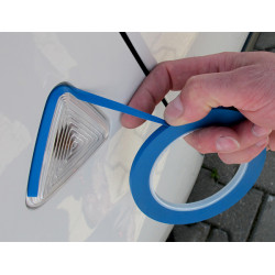 APP MASKING TAPE 3 mm*33mb (blue) for curves and bends
