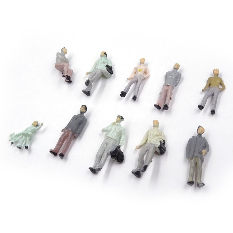 RS PEOPLE FIGURES 10 pieces H0 / 1:87 (0730)