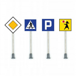 RS ROAD SIGNS HO / 1:87 variant A - 8 pieces