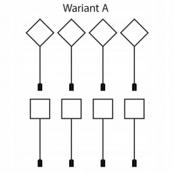 RS ROAD SIGNS HO / 1:87 variant A - 8 pieces