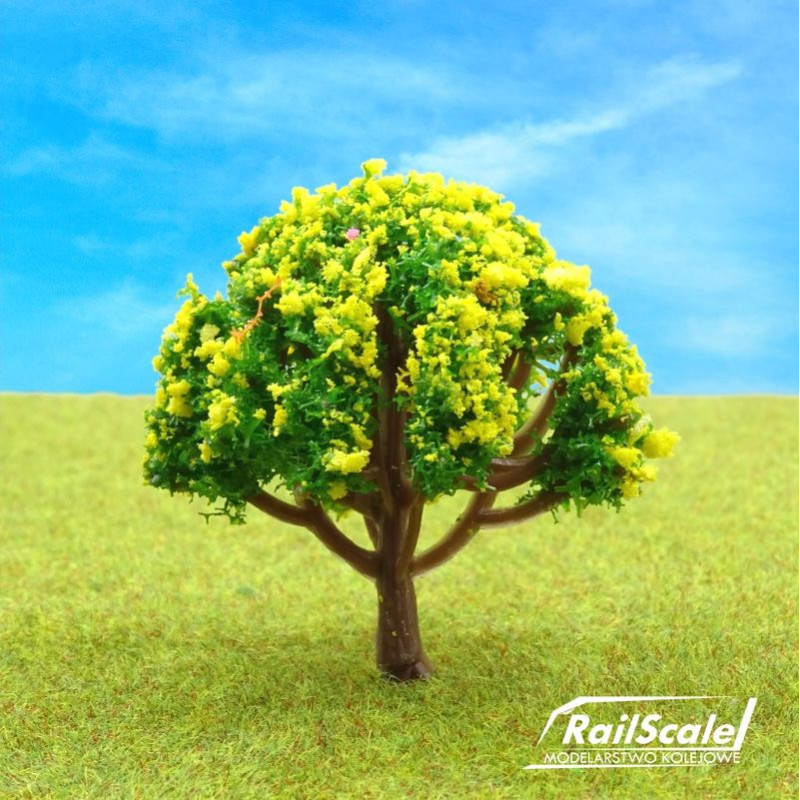RS TREE 50 mm (yellow flowers) H0 / 1:87 (0117)