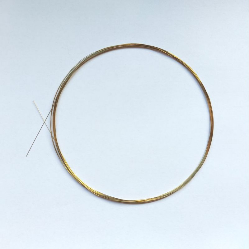 Brass wire 0.3 mm / 10 mb