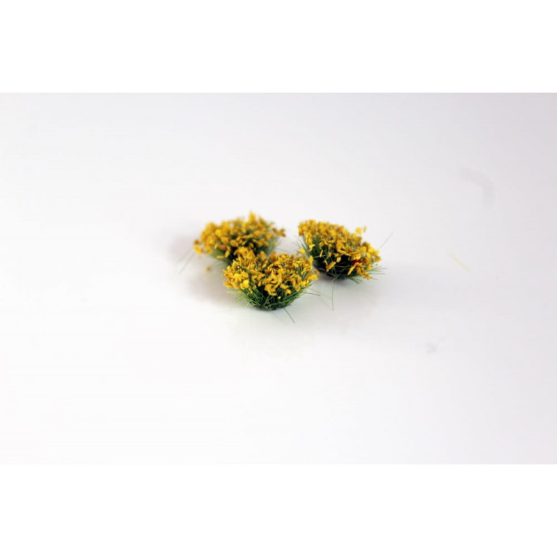 MM BLOODS WITH FLOWERS 12 mm YELLOW (281) - 2 pieces