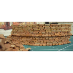 GYPSUM BRICK 1:32 / 1:35 COLORED - 100 pieces (35003)