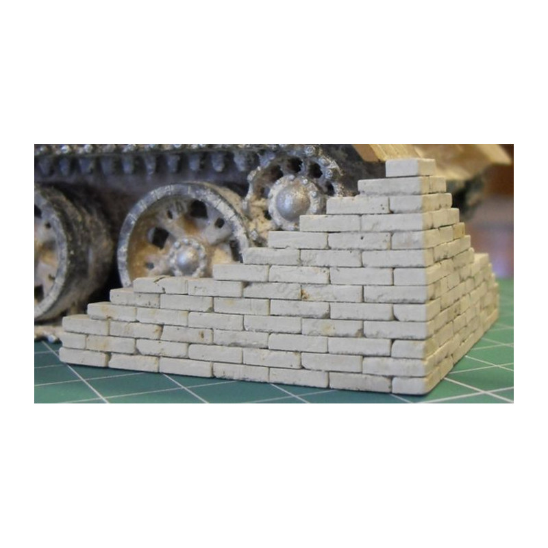 GYPSUM BRICK 1:32 / 1:35 UNCOLORED - 100 kusů (35006)