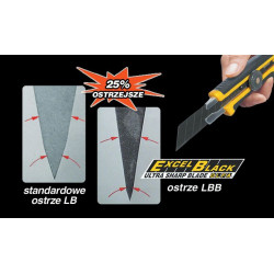 OLFA OSTRZA WYMIENNE 18 mm CZARNE (LBB-10)