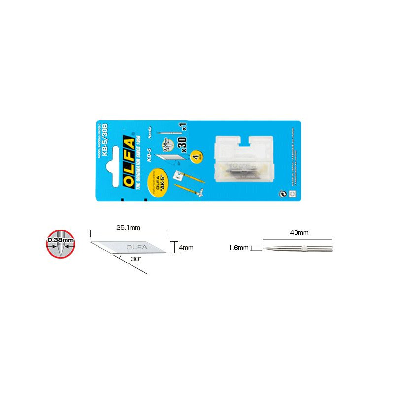 OLFA OSTRZA DO SKALPELI AK-5 (KB-5)