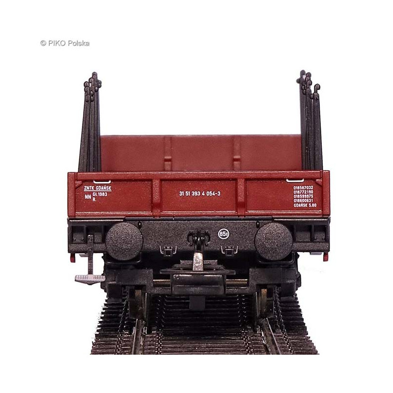 PIKO 58414-3 PLOŠINOVÝ VŮZ SE STOJANY 401Z PKP IV