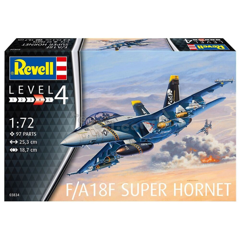 REVELL 1/72 F/A18F SUPER HORNET (03834)