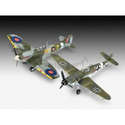 REVELL 1/72 Bf 109G-10 & SPITFIRE MK.V   (03710)