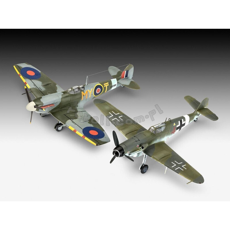 REVELL 1/72 Bf 109G-10 & SPITFIRE MK.V   (03710)
