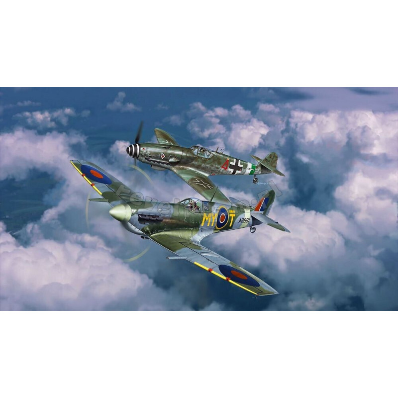 REVELL 1/72 BF109G-10 & SPITFIRE MK.V (03710)