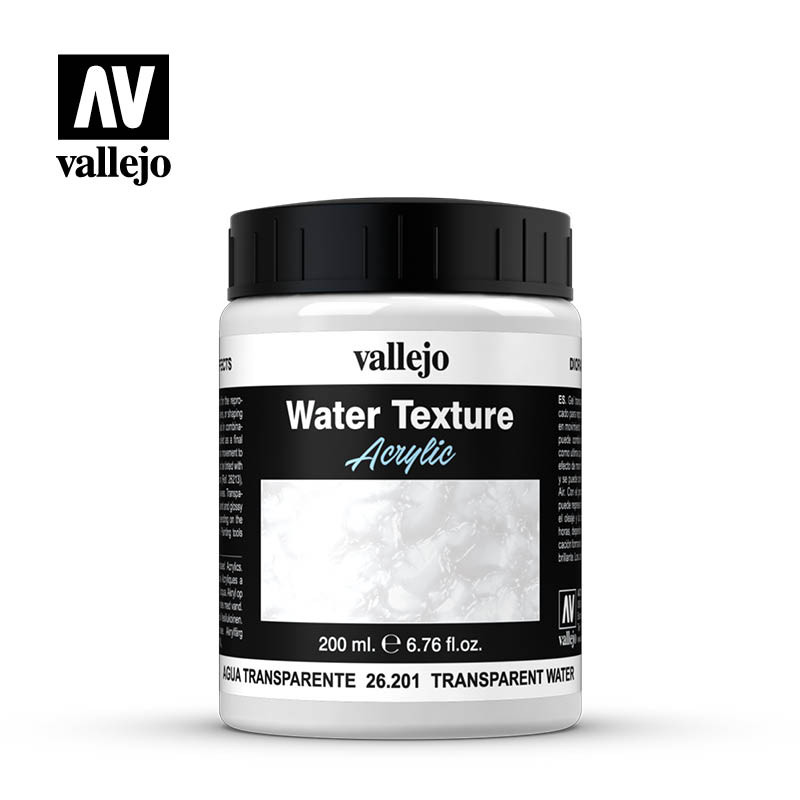 VALLEJO 26201 TRANSPARENT WATER TEXTURE 200ml (26201)