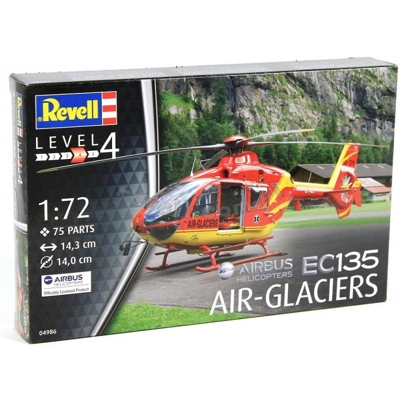 REVELL 1/72 AIRBUS HELICOPTERS EC132 AIR - GLACIERS (04986)