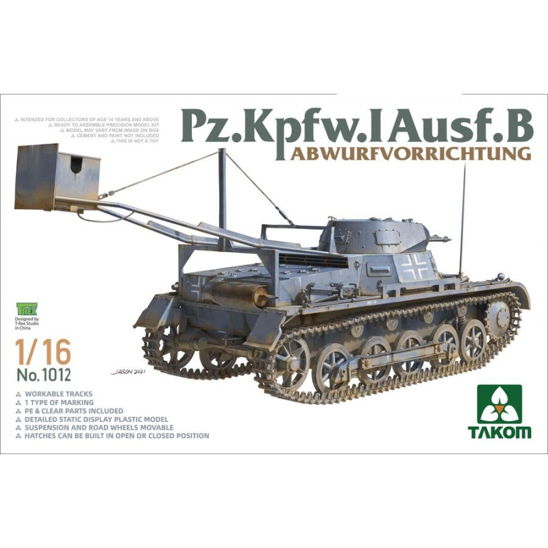 TAKOM 1/16 Pz.Kpfw.I Ausf.B              Abwurfvorrichtung (1012) dobra cena !