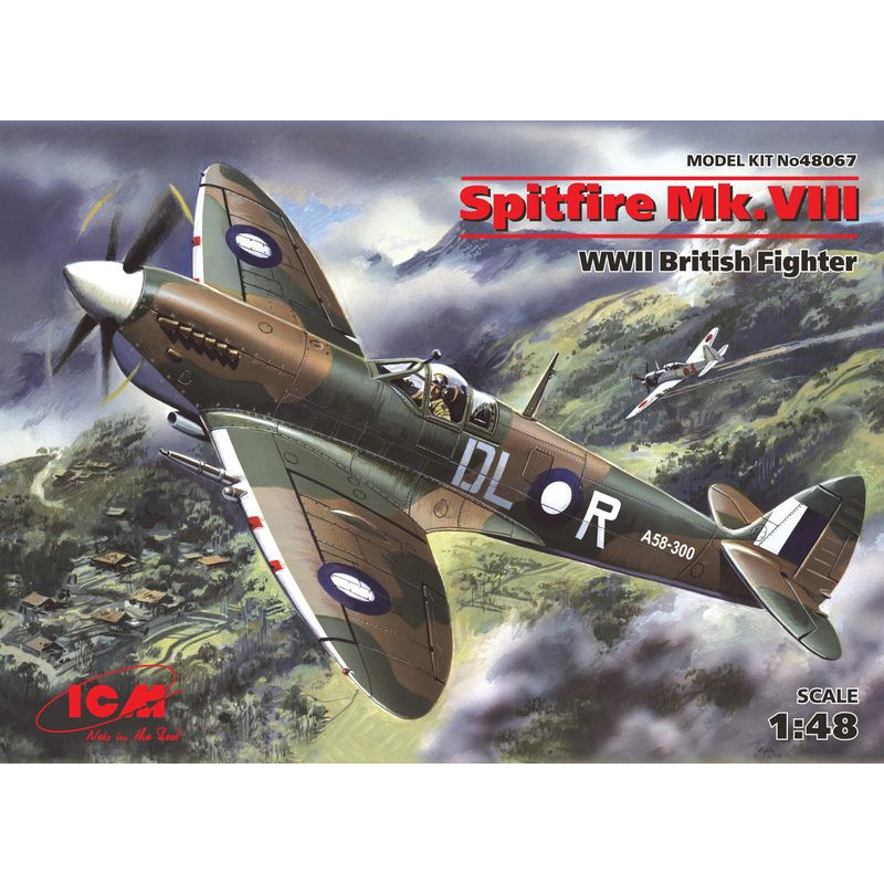 ICM 1/48 SPITFIRE MK.VIII WWII British   Fighter (48067)