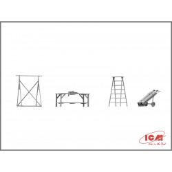 ICM 1/48 SPITFIRE MK.IX WITH RAF PILOTS  & GROUND PERSONEL (48801)