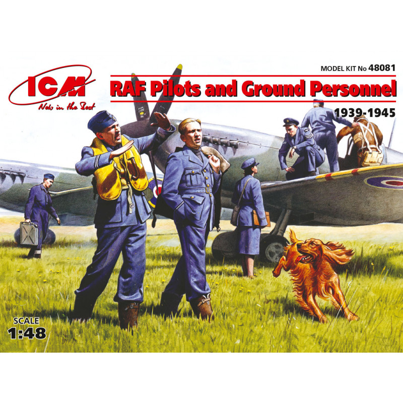 ICM 1/48 PILOTS AND GROUND PERSONNEL (48081)