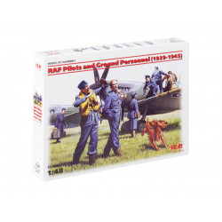 ICM 1/48 RAF PILOTS AND GROUND PERSONNEL 1939-1945 (48081)