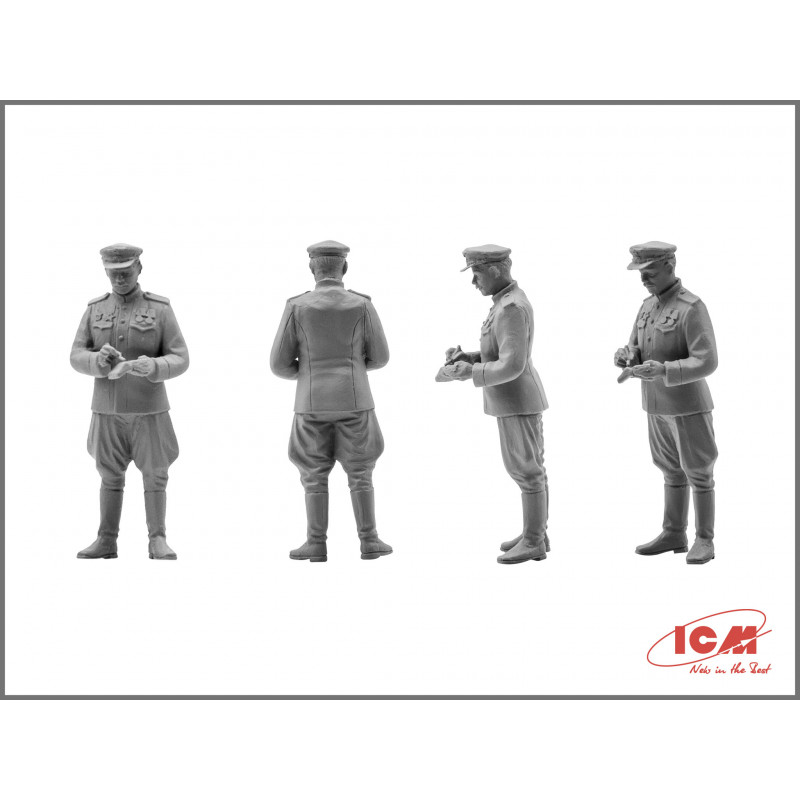 ICM 1/48 SOVIET AIR FORCE PILOTS AND GROUND PERSONNEL (48084)