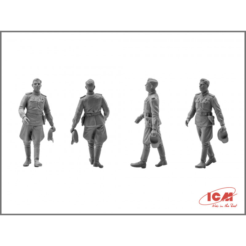ICM 1/48 SOVIET AIR FORCE PILOTS AND GROUND PERSONNEL (48084)