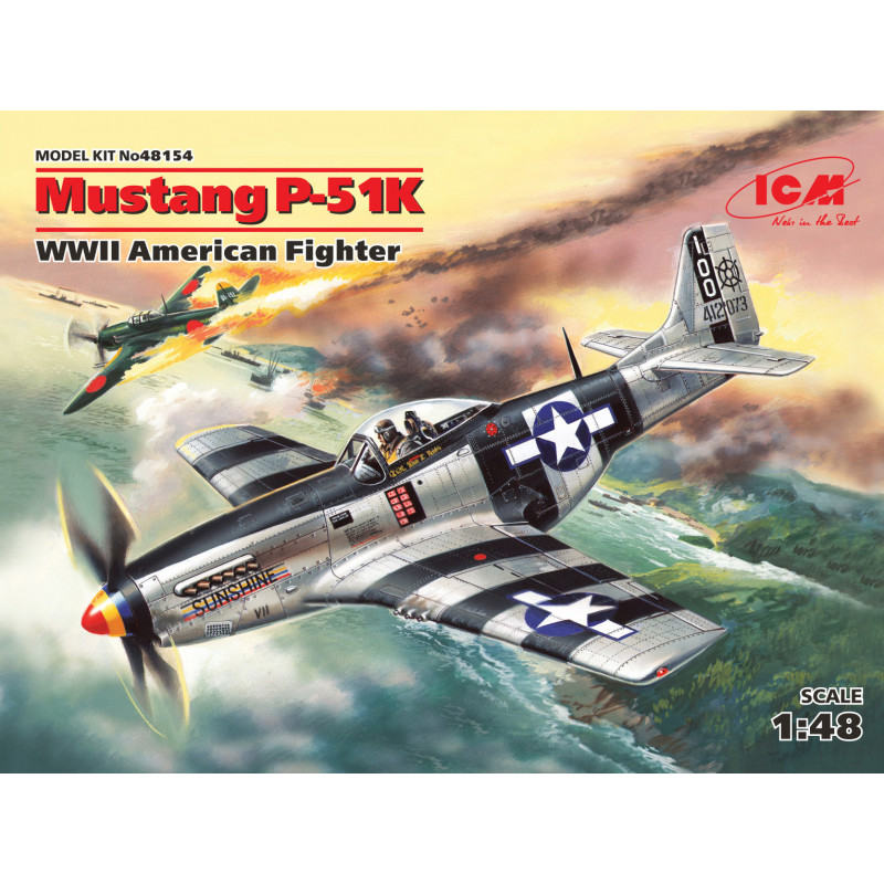 ICM 1/48 MUSTANG P-51K AMERICAN FIGHTER (48154)
