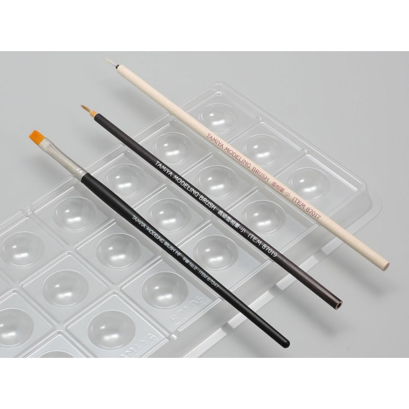 TAMIYA WELL PALETTE FOR BRUSH PAINTING   5 PCS. (87195)