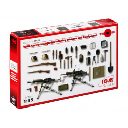 ICM 1/35 WWI AUSTRO-HUNGARIAN INFANTRY WEAPON AND EQUIPMENT (35671)