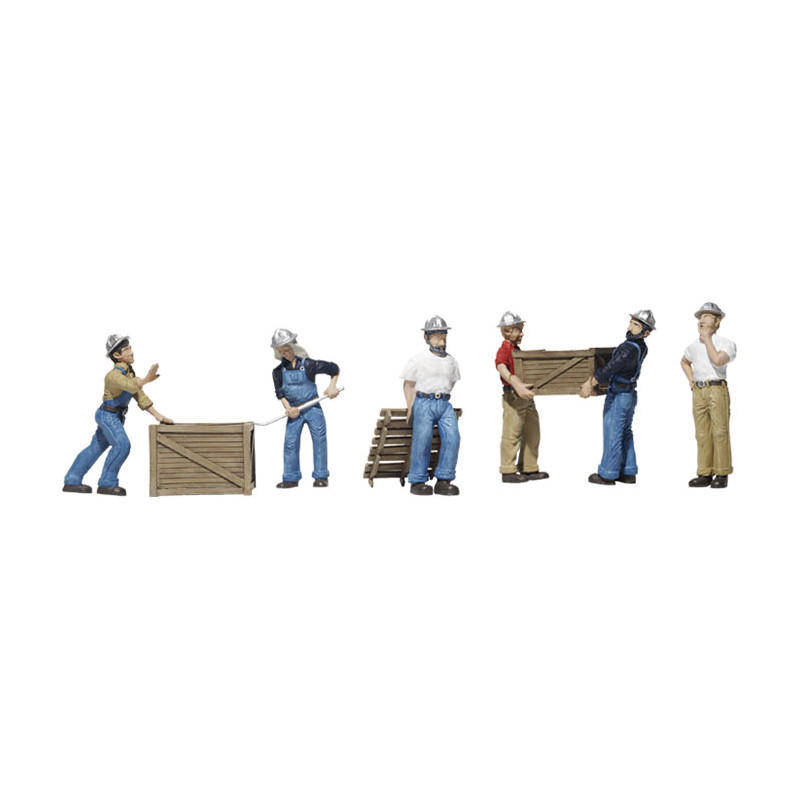 WOODLAND A1823 H0 FIGURES - WORKERS