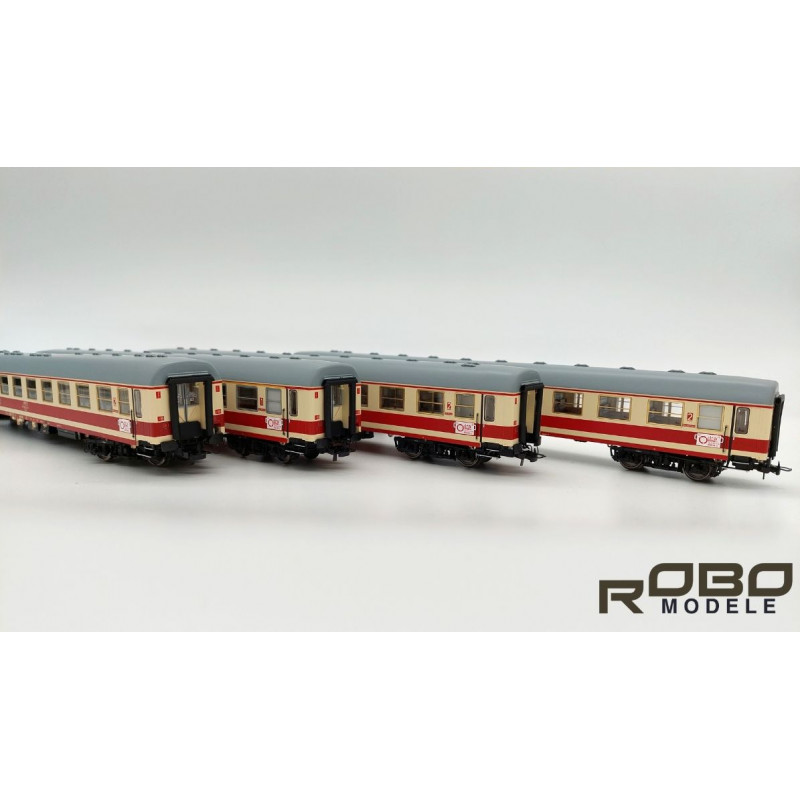 ROBO 200511-2 ODRA II WAGONS with lighting - set of 4 pieces