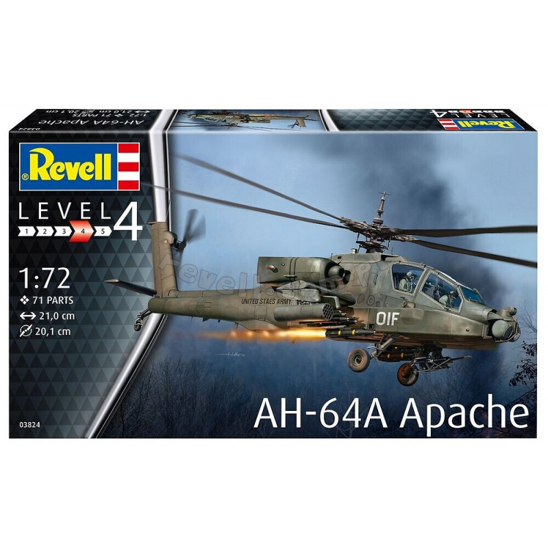 REVELL 1/72 AH-64A APACHE (03824)