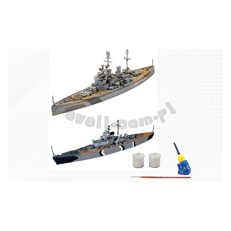 REVELL 1/1200 PRVNÍ SADA DIORÁMAT BITVA U BISMARCKU (05668)