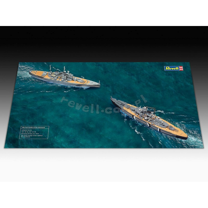 REVELL 1/1200 PRVNÍ SADA DIORÁMAT BITVA U BISMARCKU (05668)