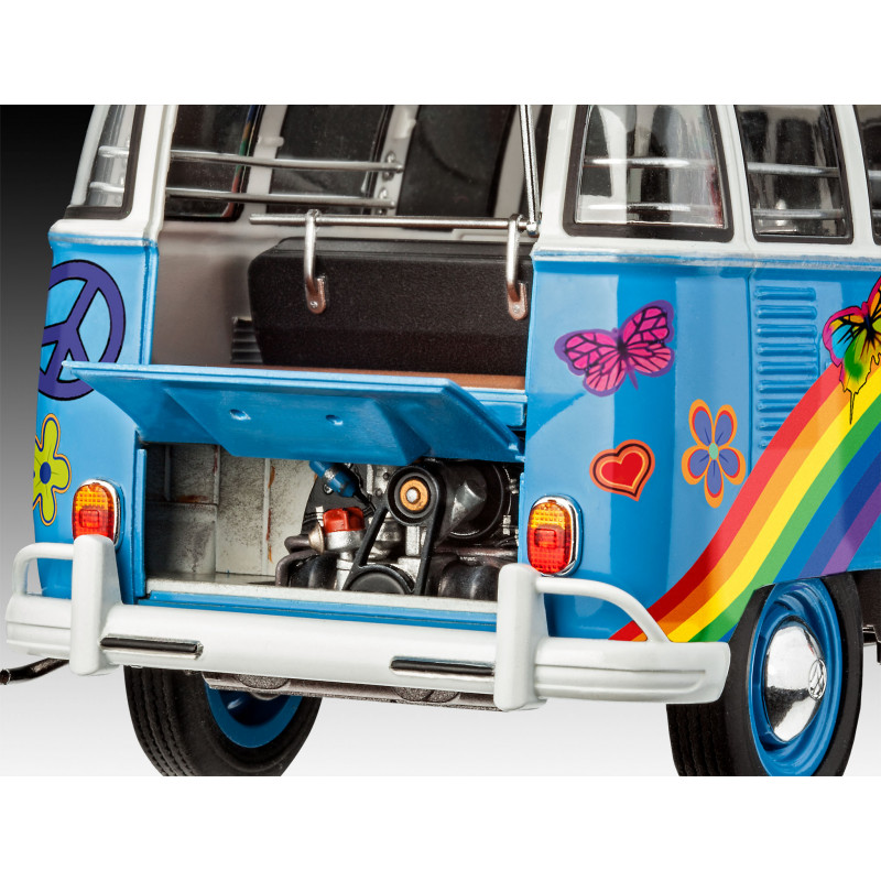 REVELL 1/24 VW T1 SAMBA BUS FLOWER POW (07050)