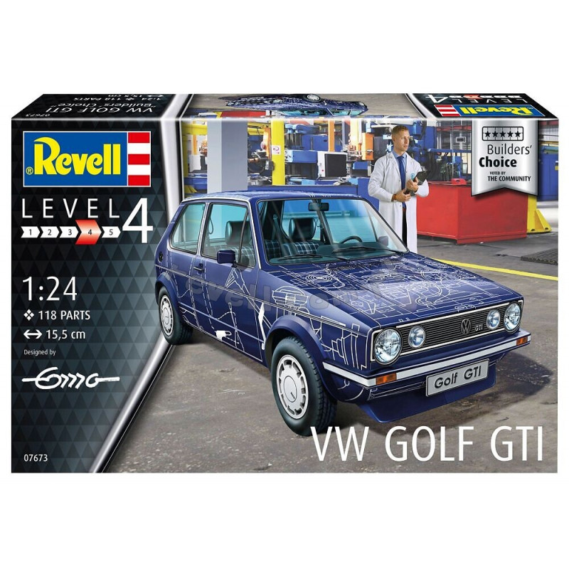 REVELL 1/24 VW GTI "BUILDERS CHOICE" (07673)
