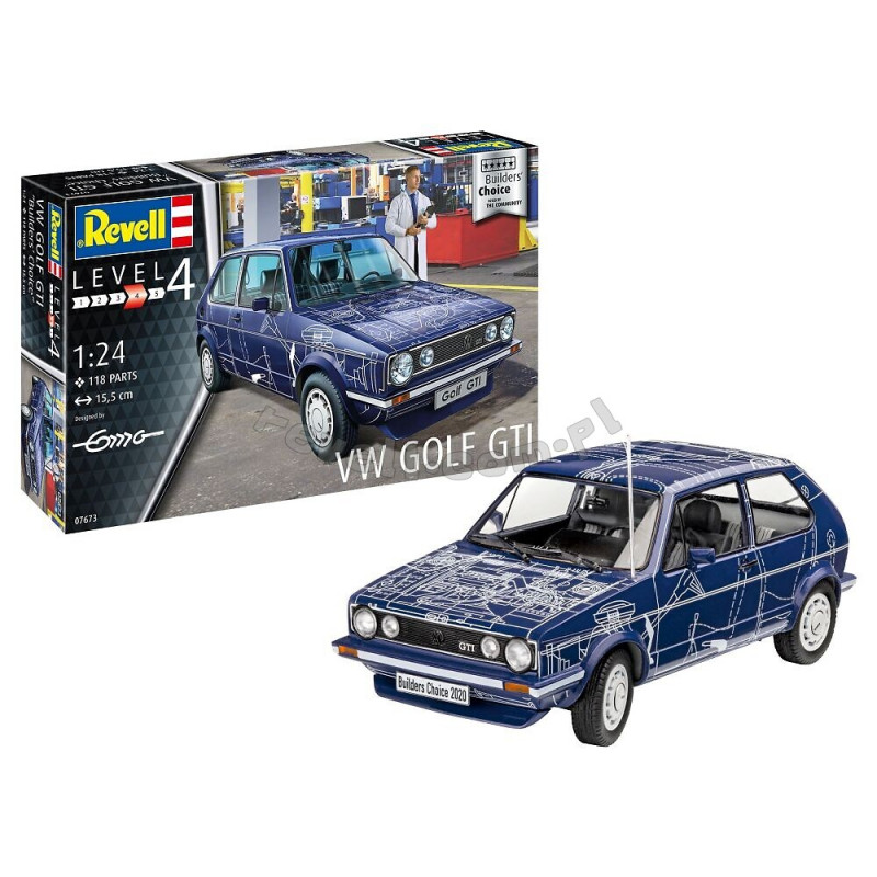 REVELL 1/24 VW GTI "BUILDERS CHOICE" (07673)