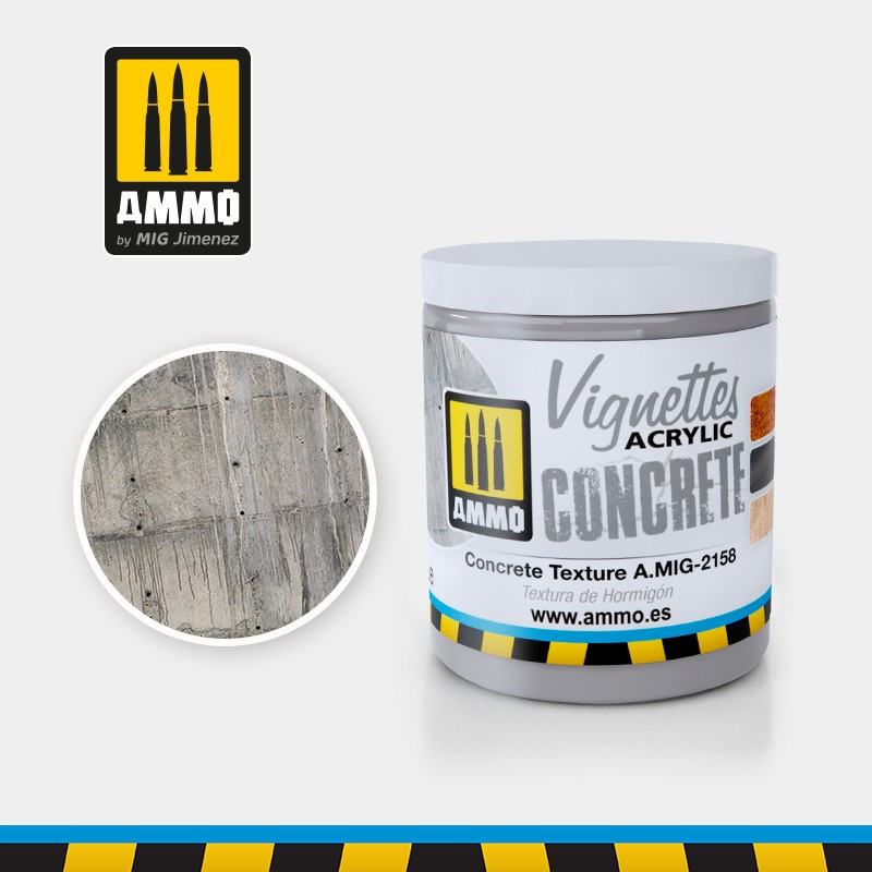 AMMO MIG 2158 CONCRETE TEXTURE 100 ml