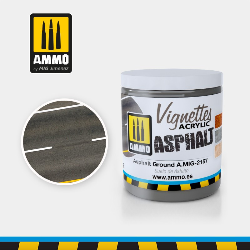 AMMO MIG 2157 ASPHALT GROUND 100ml