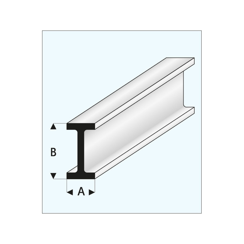 HM PLASTOVÝ TUBER 2,5*5*330 mm (170) MAQUETT