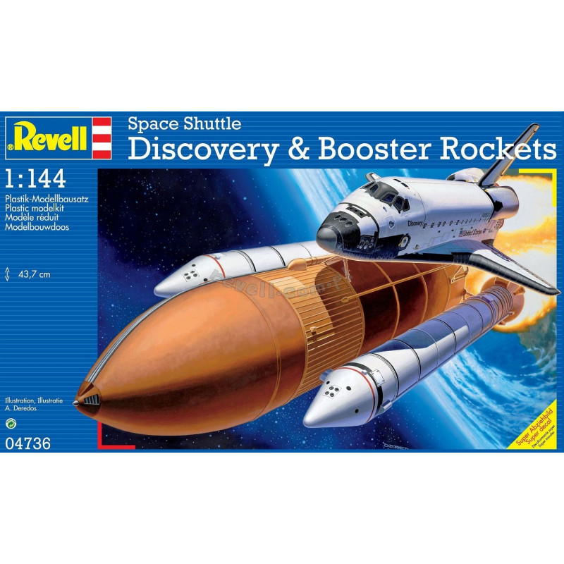 REVELL 1/144 SPACE SHUTTLE DISCOVERY (04736)