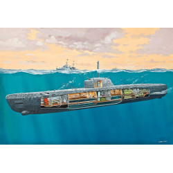 REVELL 1/144 GERMAN U-BOAT XXI U WITH    INTERIOR (05078)