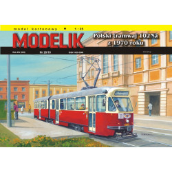 MODELIK TRAMWAJ 102Na (28/10)