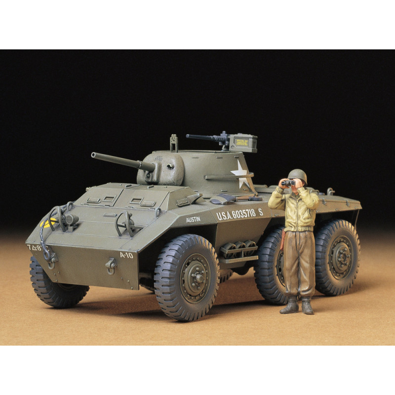 TAMIYA 1/35 AMERICKÝ LEHKÝ OBRNĚNÝ AUTOMOBIL M8 "GREYHOUND" (35228)