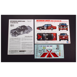 BEEMAX 1/24 MITSUBISHI LANCER TURBO 84 RAC (24022)