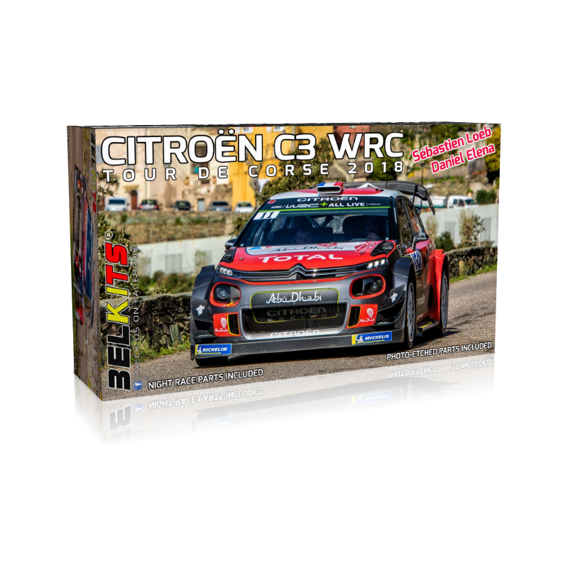 BELKITS 1/24 CITROEN C3 WRC TOUR DE CORSE 2018 (BEL017)